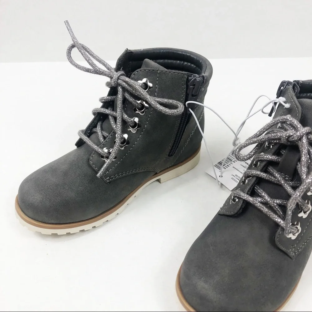 NWT The Children's Place Toddler Ankle Bootie | Grey | Size 9